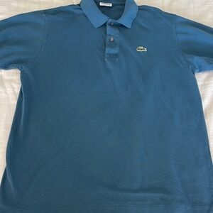 Lacoste 100% Cotton Men's Blue Polo Shirt